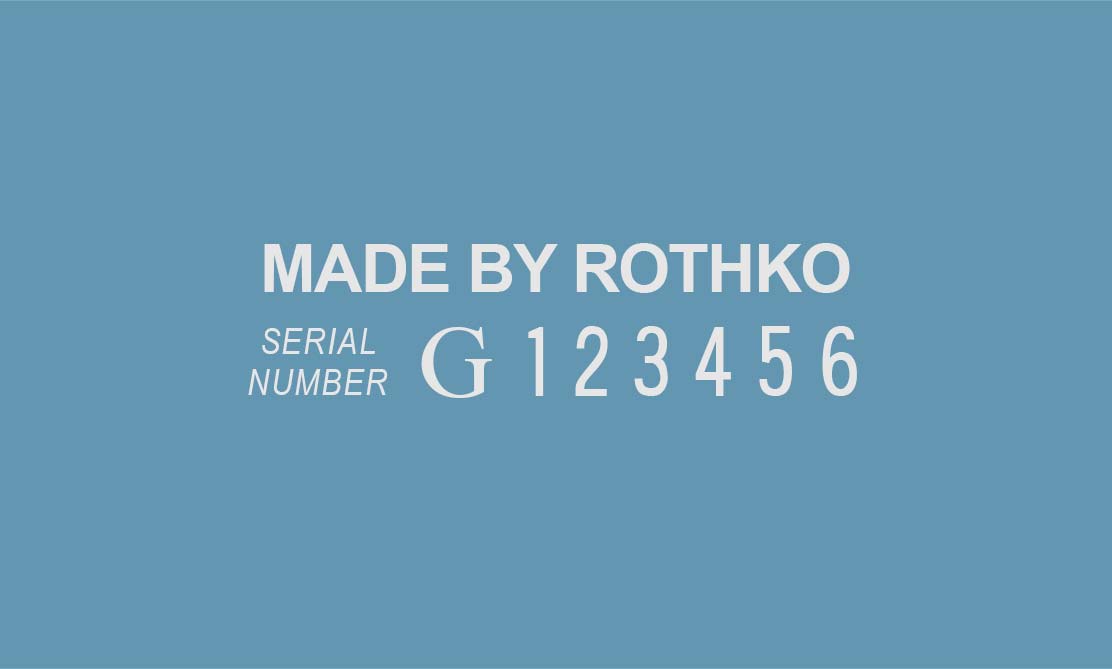 Custom Serial Number Decal
